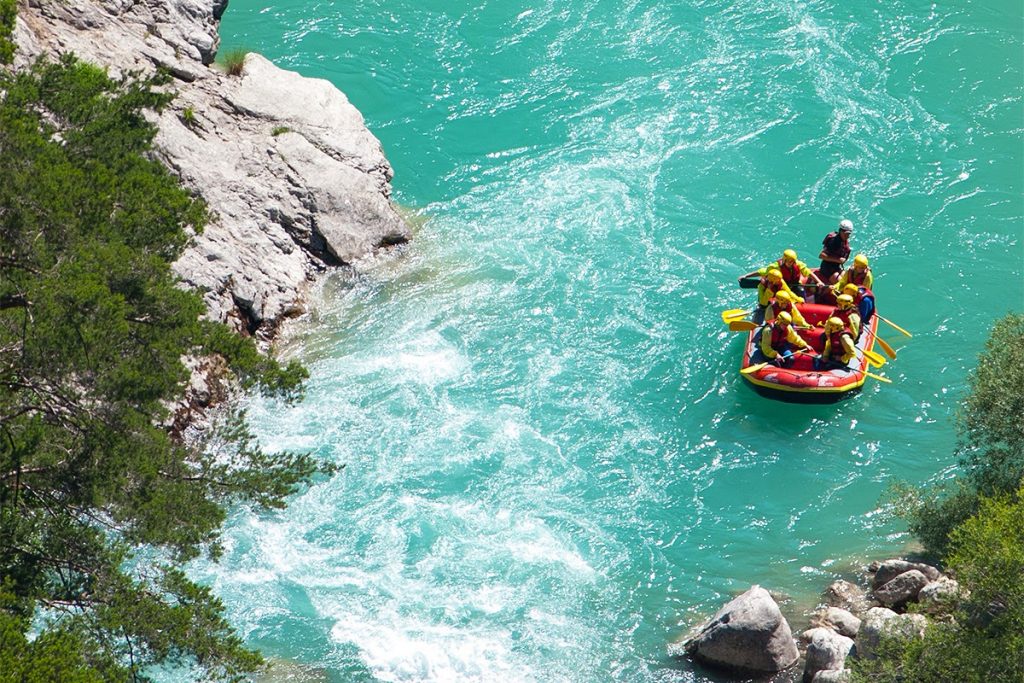 rafting